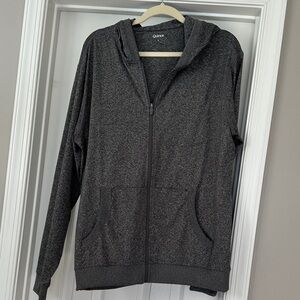 Quince performance knit hoodie full zip